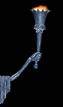 Torch Holder on the Left
